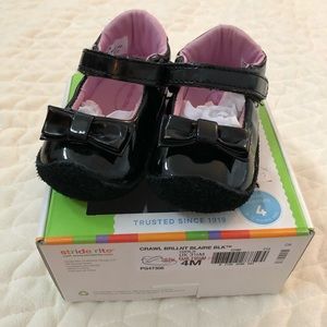 Stride Rite Baby Black Patent Leather Shoes 4